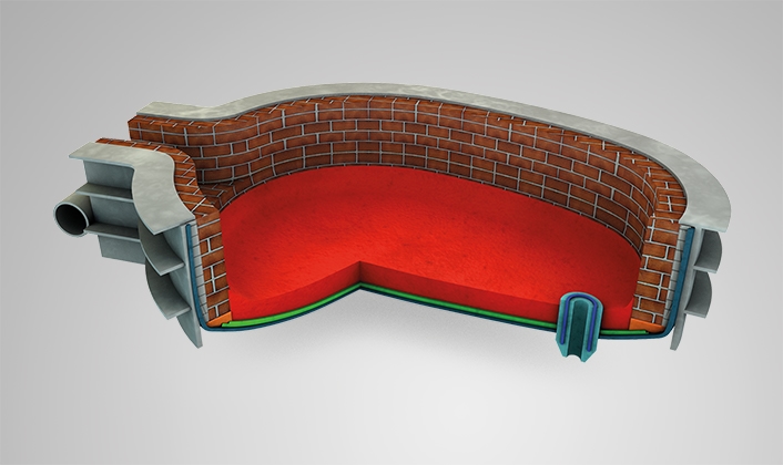 Productos refractarios para horno eléctrico de arco - Insertec